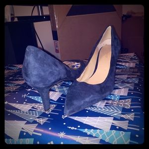 Nine west Navy Blue suede pumps